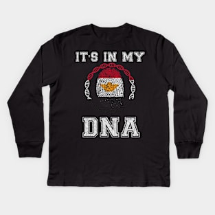 Egypt  It's In My DNA - Gift for Egyptian From Egypt Kids Long Sleeve T-Shirt